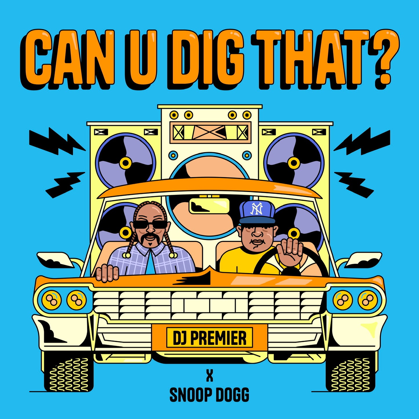 DJ PREMIER X SNOOP DOGG - "CAN U DIG THAT?" BLUE VINYL - LIMITED TO 250 COPIES