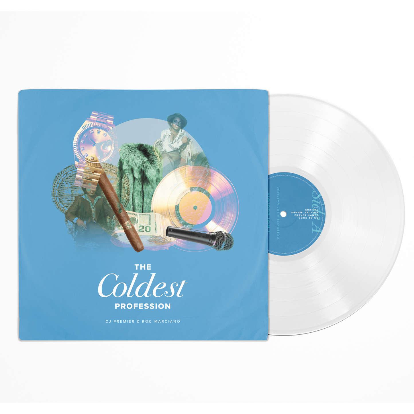 DJ PREMIER x ROC MARCIANO "The Coldest Profession" - White Vinyl