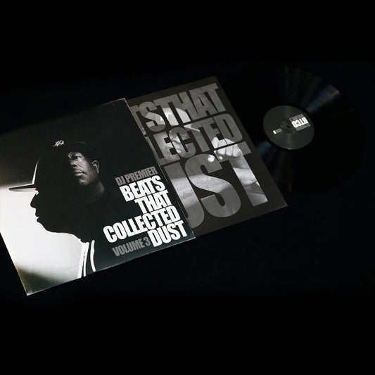 DJ PREMIER'S "BEATS THAT COLLECTED DUST" VOLUME 3 - BLACK VINYL - LIMITED TO 1,000 COPIES