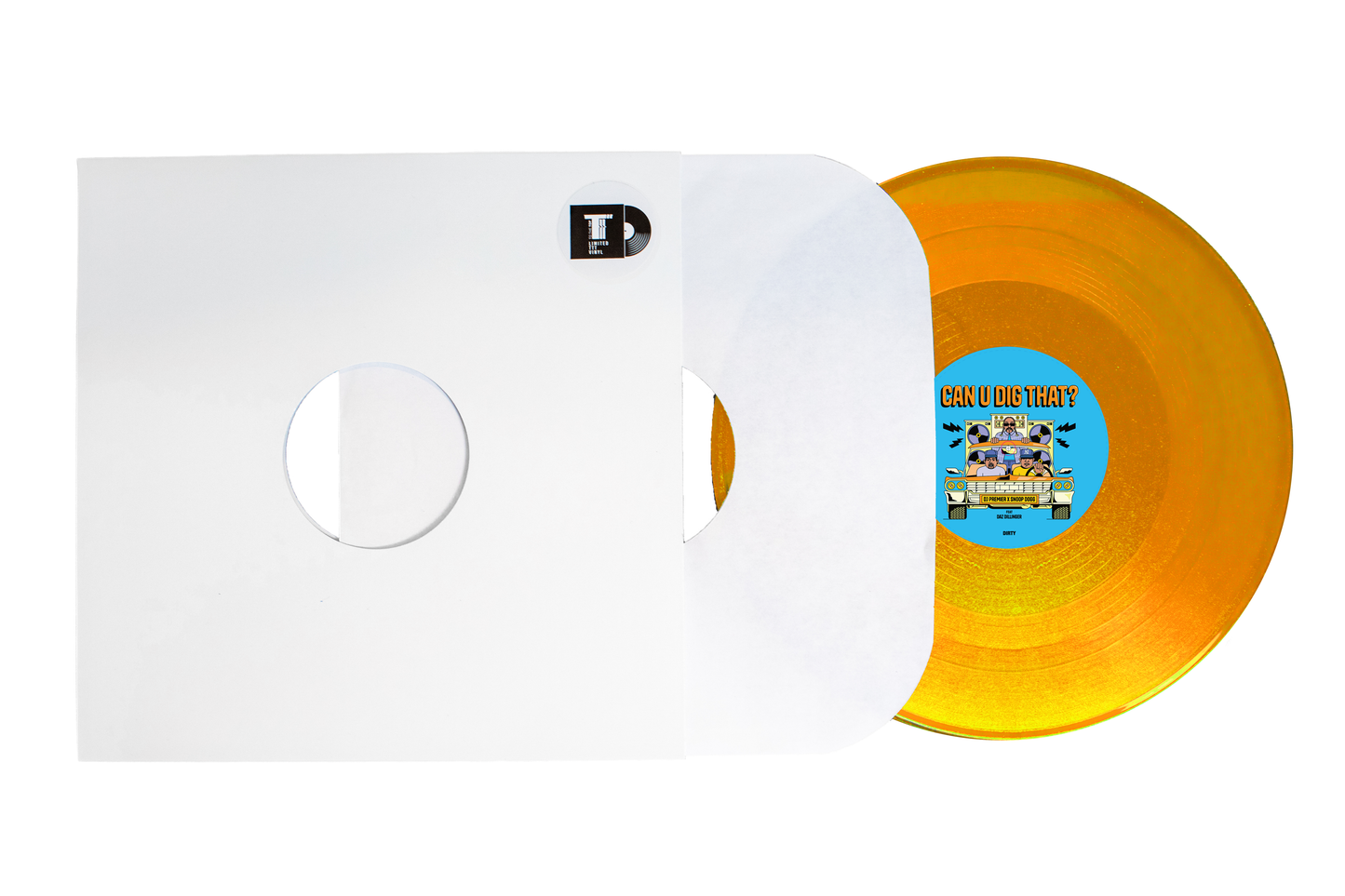 DJ PREMIER X SNOOP DOGG FEAT. DAZ DILLINGER - "CAN U DIG THAT?" ORANGE VINYL - LIMITED TO 100 COPIES