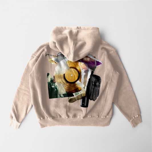 THE COLDEST COLLAGE WORK HOODIE